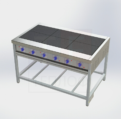 Плита электрическая ПЭ-0,72 (с доп. столешницами)