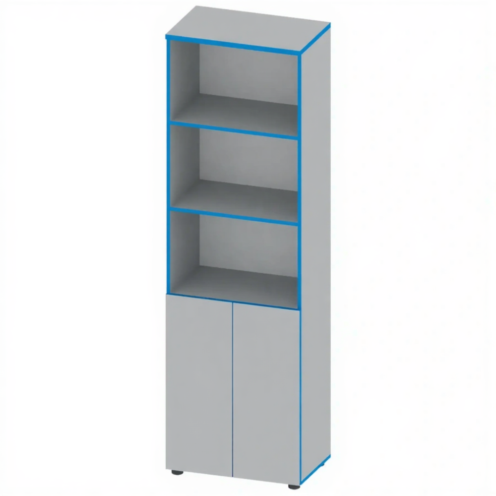 Шкаф для учебных пособий ОФ-СТ-62, Серый