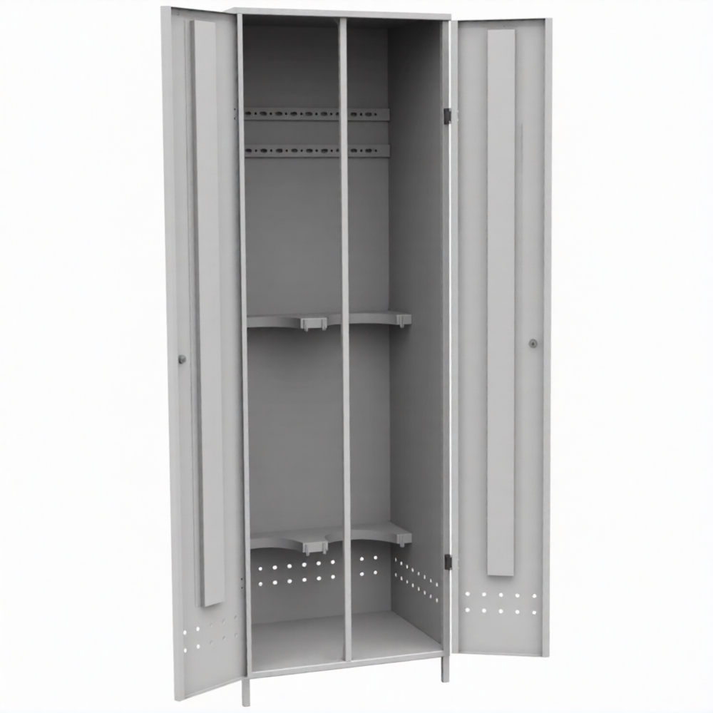 Шкаф для 2-х газовых баллонов ШГБК-021 на ножках усиленный