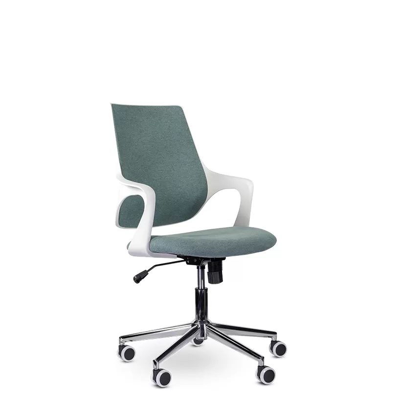 Кресло М-804 Ситро/Citro whitePL хром Ср