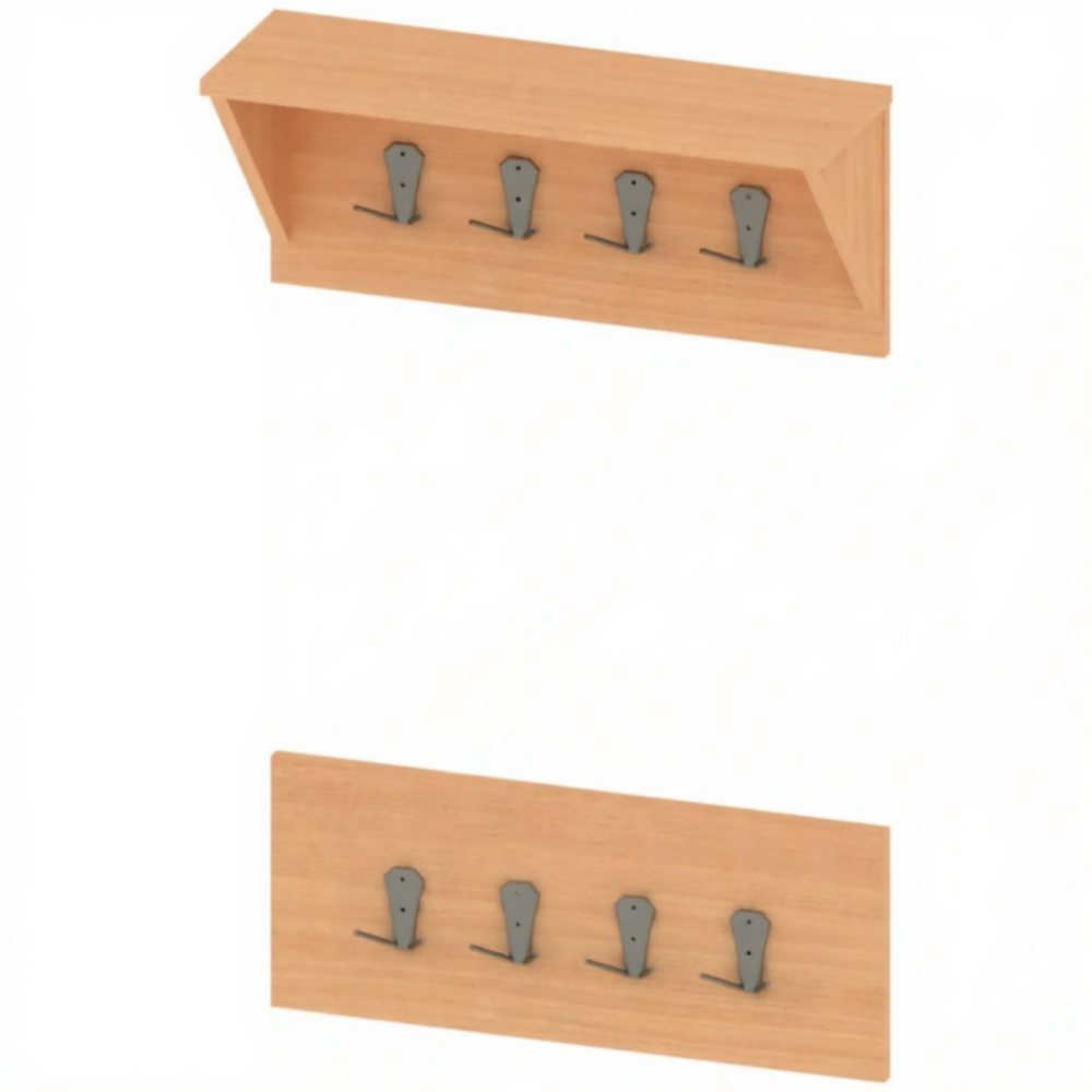 Вешалка настенная 600 мм ГР-ШП-20-3