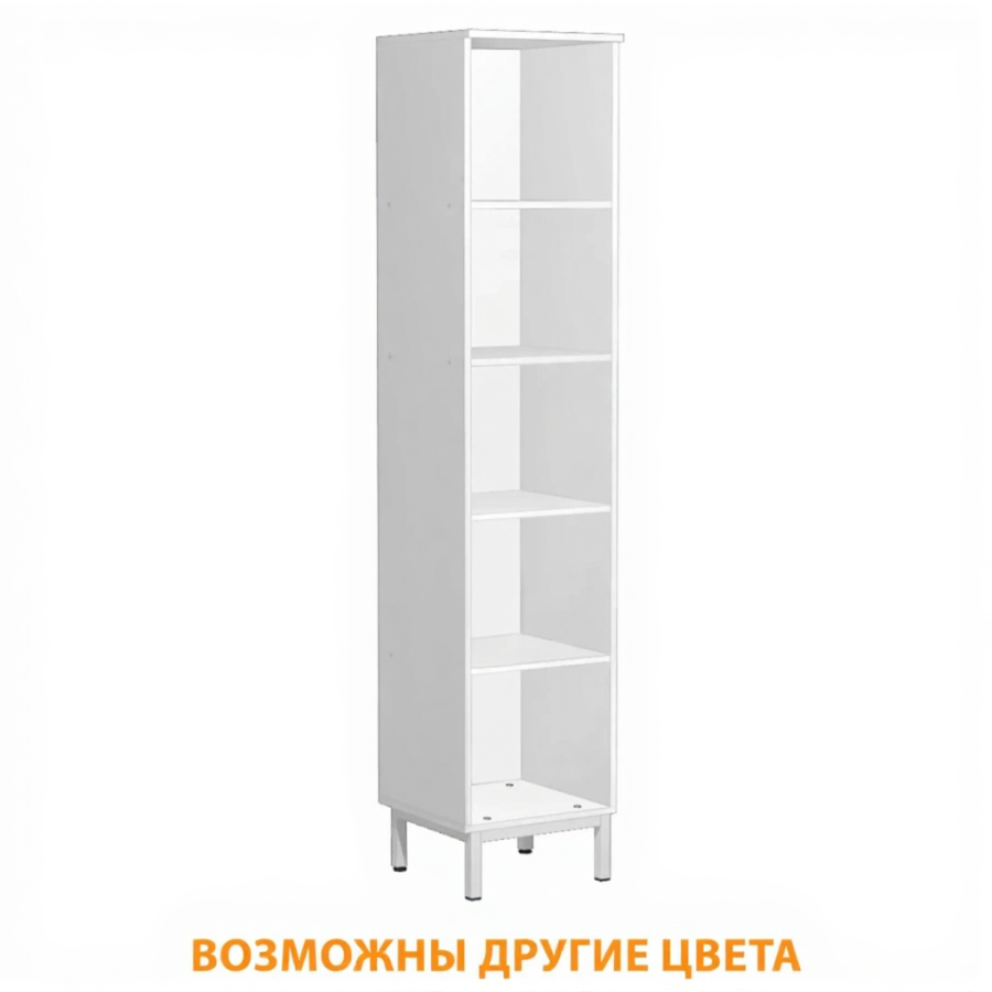 Шкаф-пенал для документов и материалов П (ЛДСП белый, каркас белый)