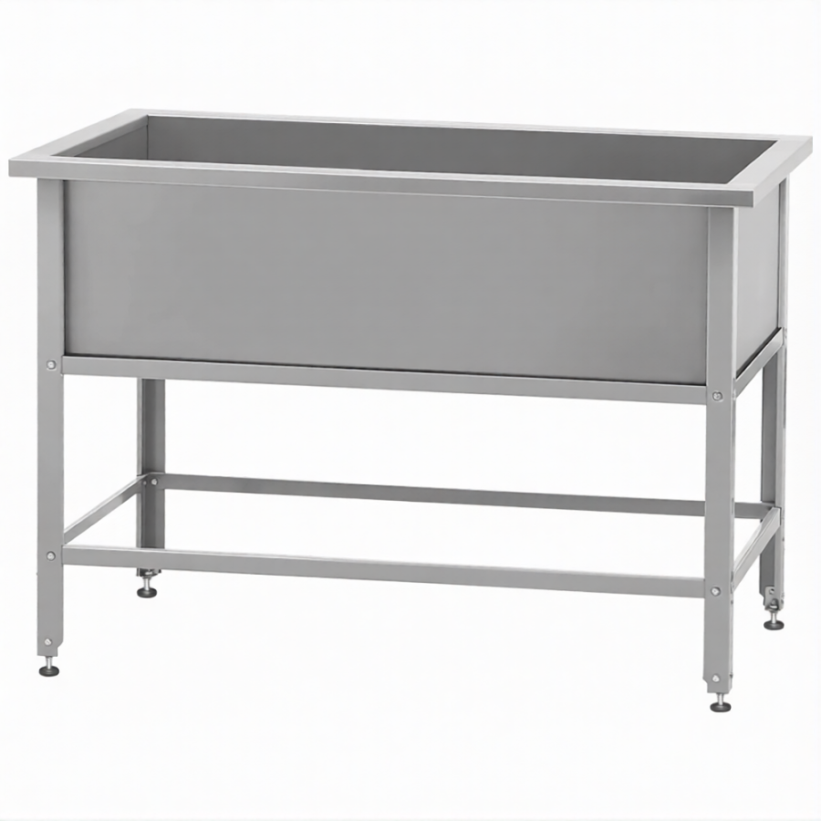 Ванна моечная ВМСн 1350 (860х1350х700)  1 м/о 350х1250х600 (ножка угловая)