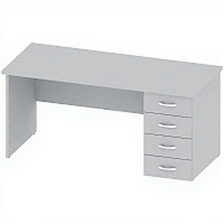 Стол письменный с тумбой правый ОФ-СТ-138-1