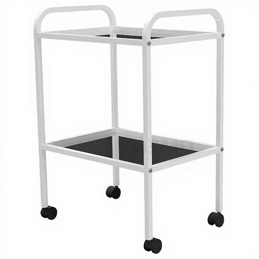 Стол медицинский инструментальный СМИ-02 (полки нерж., колёса пластик)