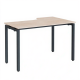 Эргономичный стол N6 1200/800х600/400 «СМАРТ» подстолье «П» профиль 40x40 столешница 16 мм