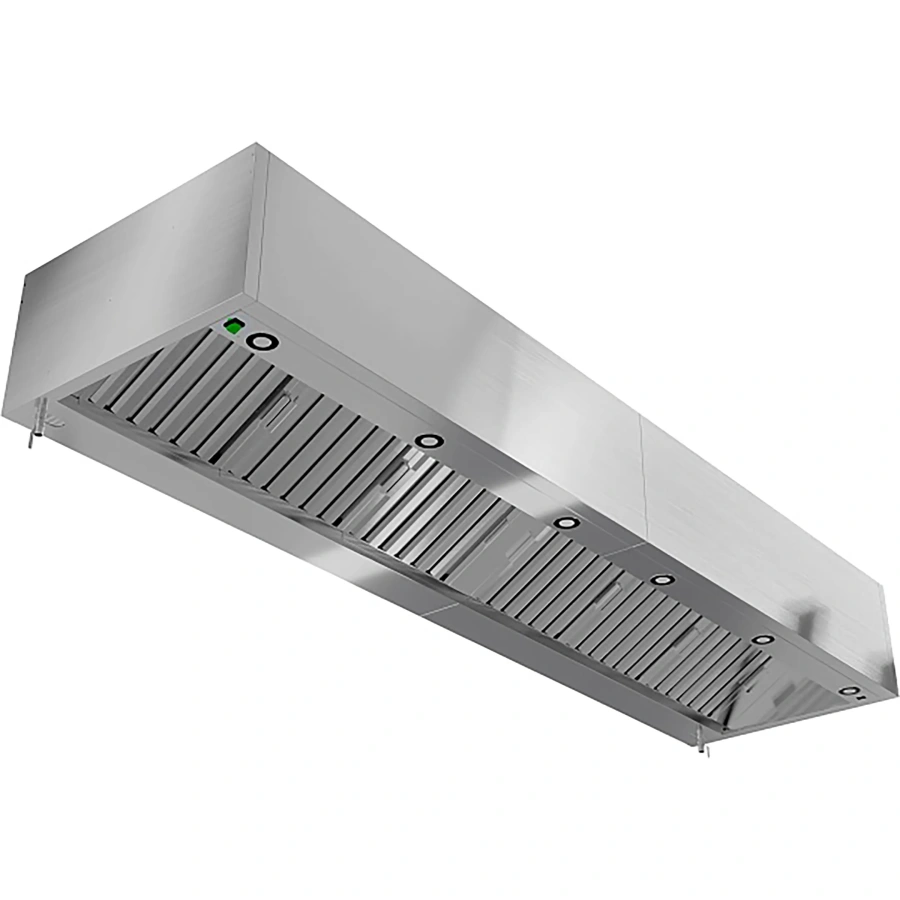 Зонт вытяжной пристенный с подсветкой ЗВПКП-07/14