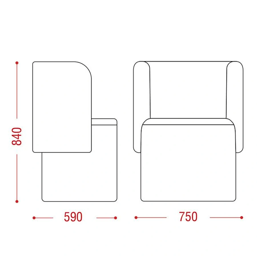 Кресло Стримлайн (модель Д5-01)